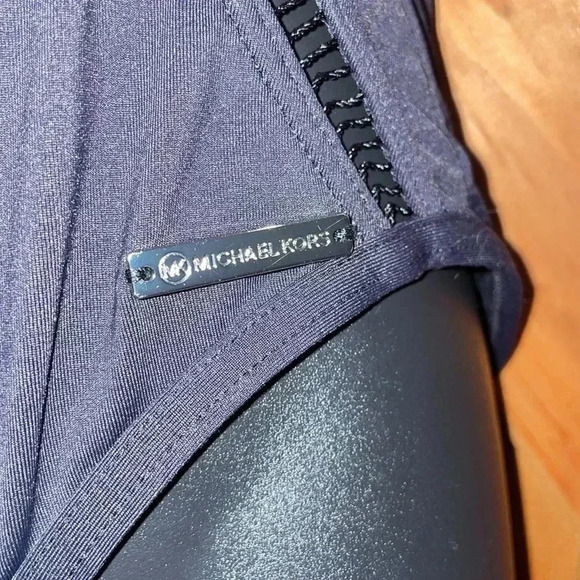 Micheal Kors- Black eyelet Swimsuit- 10 - Picture 4 of 8